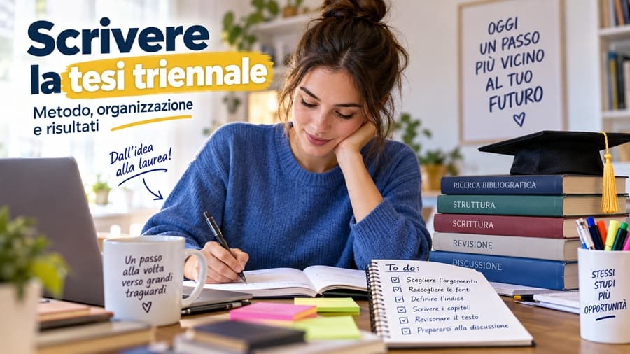scrivere la tesi triennale